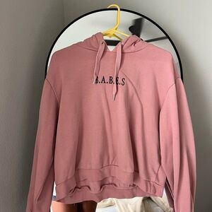 BABES Cropped Hoodie